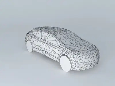 NEG car template Free 3D model
