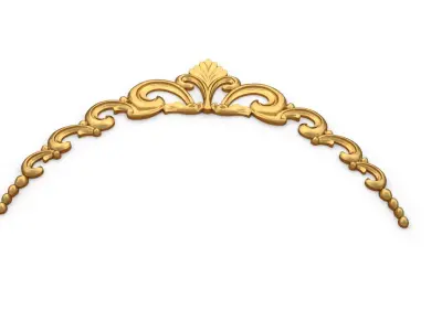 Classic carved decor ornament 370 3D model