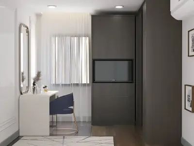 Master bedroom 3D model purchase