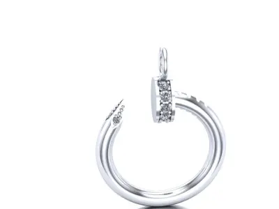 Diamond pendant 3D print model