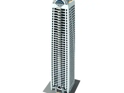 Dubai Arch Tower 3D model