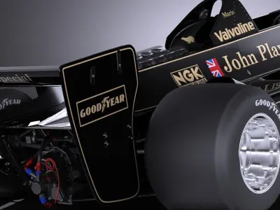 Lotus 79 grand prix 1978 VRAY 3D model