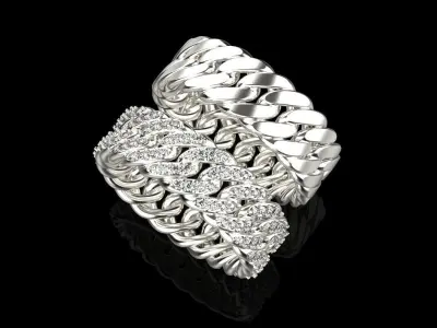 Cuban ring model 252 3D print model