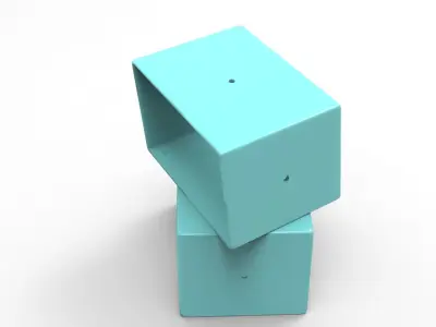 Oko Bookcase Low-poly 3D model