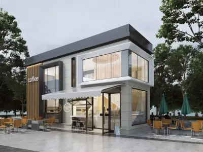 Modern Minimalist Architecture 3D model