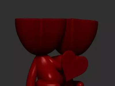 ROBERT PLANT VASE LOVELY Free 3D print model