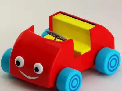 Toy vehicle 3D model