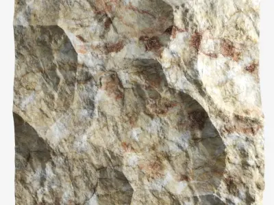 101-RockPanel rock texture 3D model