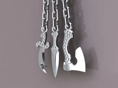 Rosary tassel 3D print model