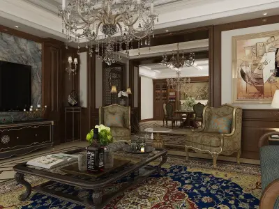 luxury apartment 3D model