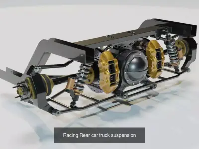 Racing Rear car truck suspension pack