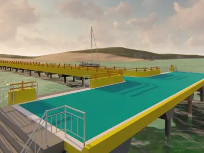 Pagatan groin rehabilitation 3D model