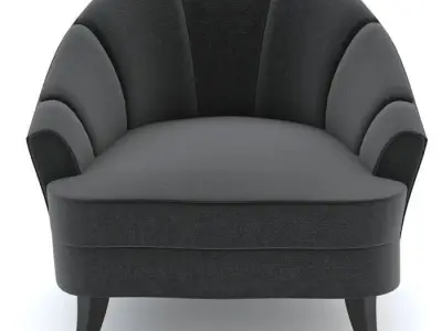 Bolier Modern Luxury Club Chair 92023 3D model