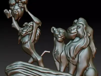 Panno Lion King 3D model