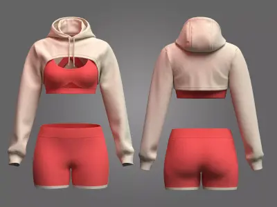 Ladies Outfit 3D model