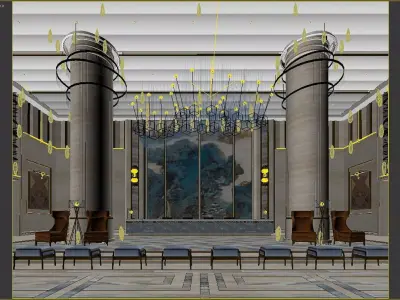 Reception  4 3D model