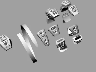 Bvlgari Snake Serpenti Ring  3D print model