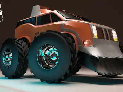 Fighting machine 3D model