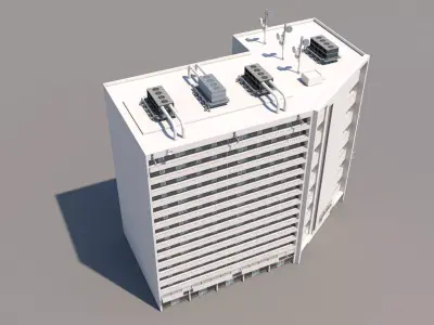 Slum Building 2 3D model