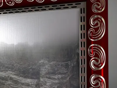 A collection of Frames - Set V Low-poly 3D model