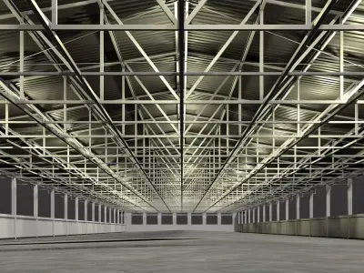 Warehouse space 2206 3D model