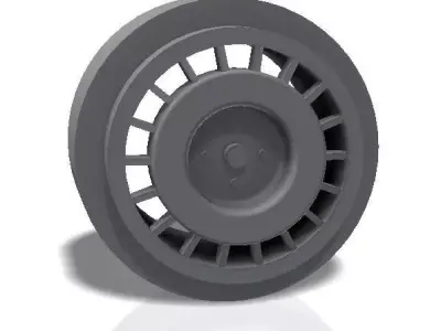 18 spokes rim - print model 3D print model