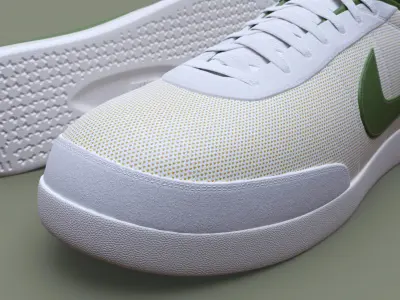 Nike Killshot OG Oil Green Grey Low-poly 3D model