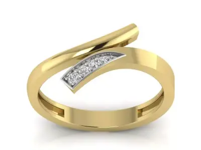 Women ring 3dm Render details 3D print model