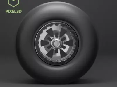 Drag wheel R3 3D print model