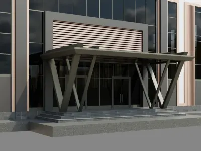 Sport Complex ID068 3D model