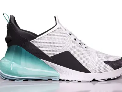 Running Shoes Low-poly 3D model