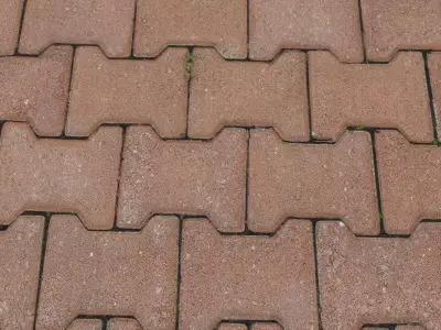 Pavestone brick paver in shape of square Texture