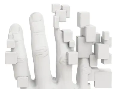 Figurine Hand Handi 3D model