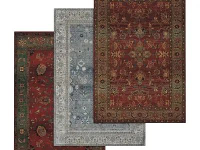 Rug Set 609 3D model