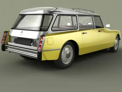 Citroen DS 21 Break 3D model