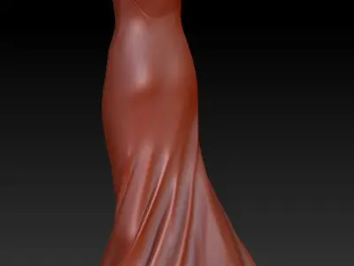 Turn around Dress vase base 3D print model 3D print model