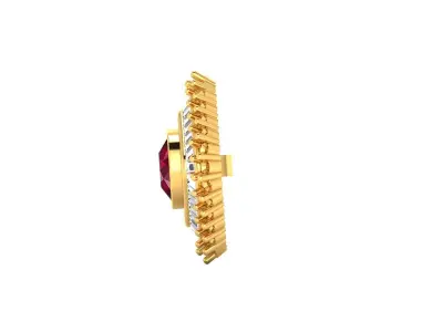 Diamond Earring 3D print model