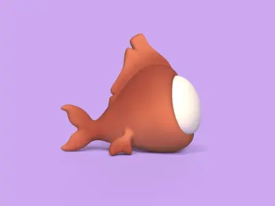 Fish Big Eyes 3D print model