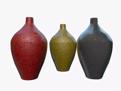 Decorative Vases 3D model buy