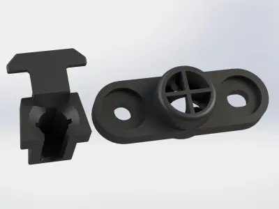 Toyota Starlet EP91 Glanza headlight clips adjusters 3D print model