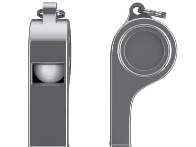 Sport Whistle 3D model