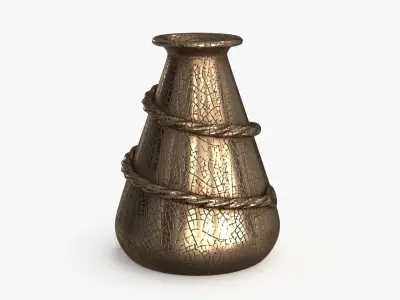 Metal Vase v2 Low-poly 3D model