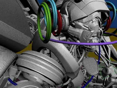 M10 Transformer-like Robot 3D model