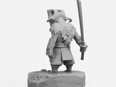 Juggernaut Chibi - DOTA 2 - 3D Print Collection 3D print model