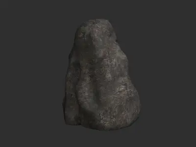 Rock Set 03 Base Free low-poly 3D model