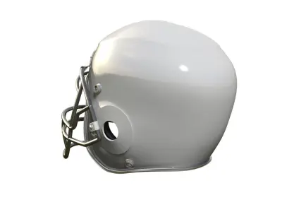 Football helmet 3D model