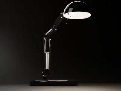 Modern Desk Lamp - 2k textures  3D model