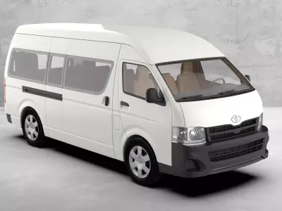 toyota-hiace-2019 3D model