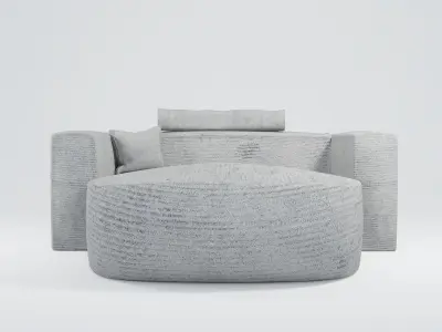 Modern Armchair - Sofa  3D model