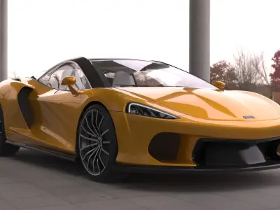 McLaren GT 2020 3D model